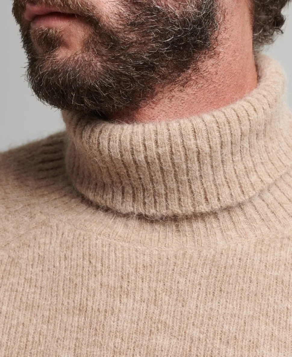 Alpaca Chunky Roll Neck Jumper