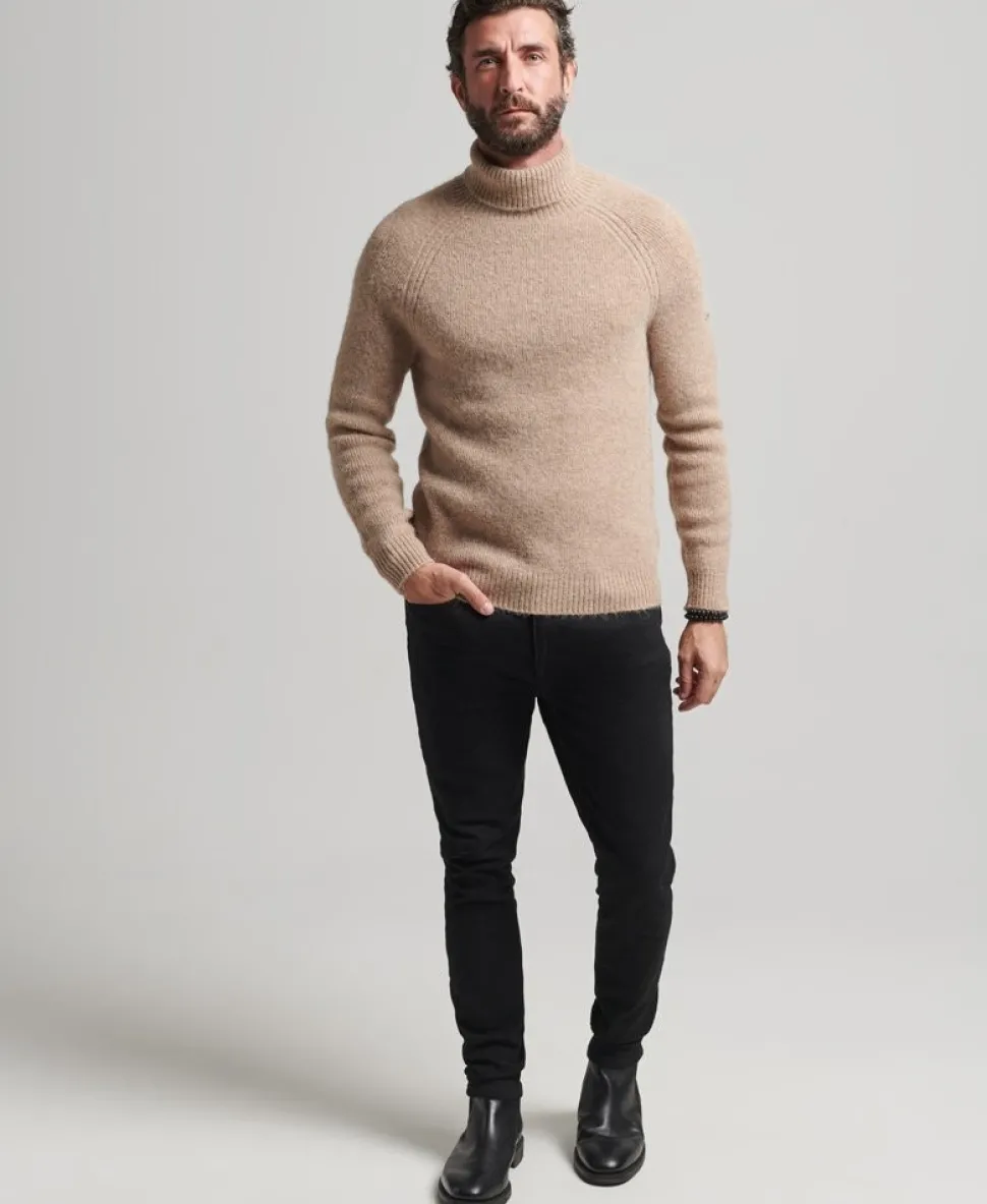 Alpaca Chunky Roll Neck Jumper