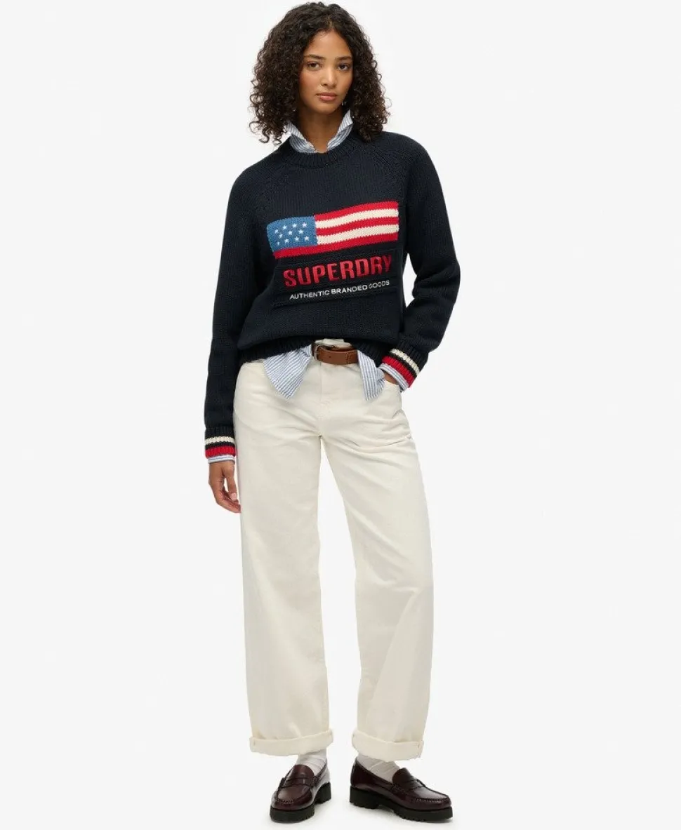 Americana Crew Knit Jumper