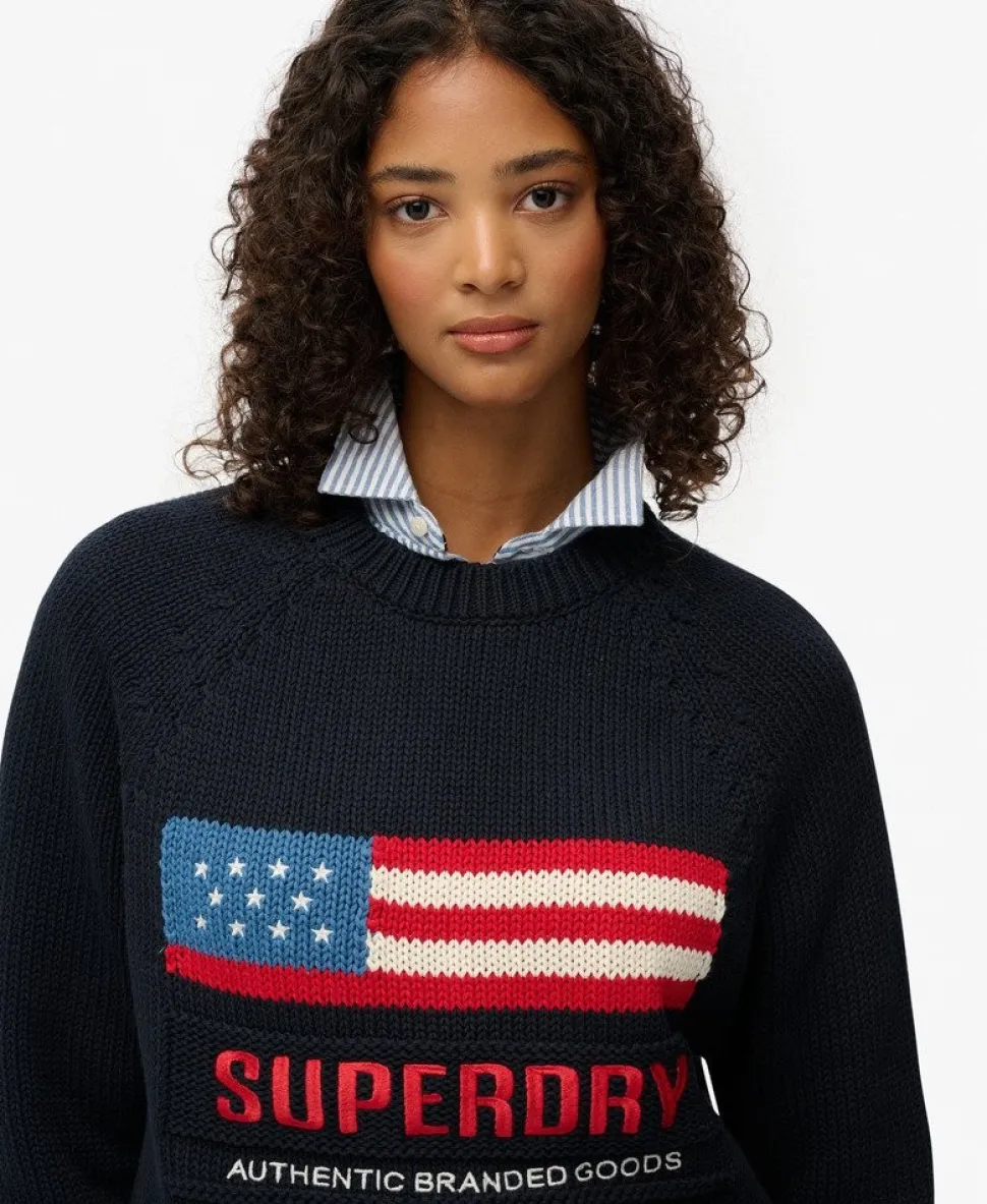 Americana Crew Knit Jumper