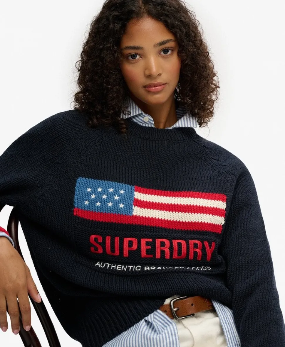 Americana Crew Knit Jumper