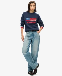 Americana Crew Knit Jumper