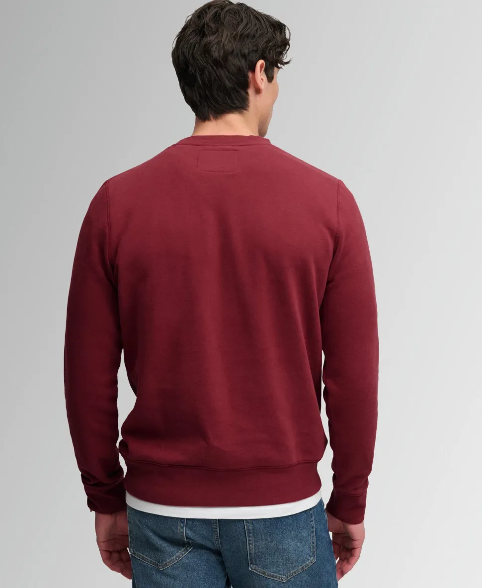 Athletic Applique Relaxed Crew Sweatshirt