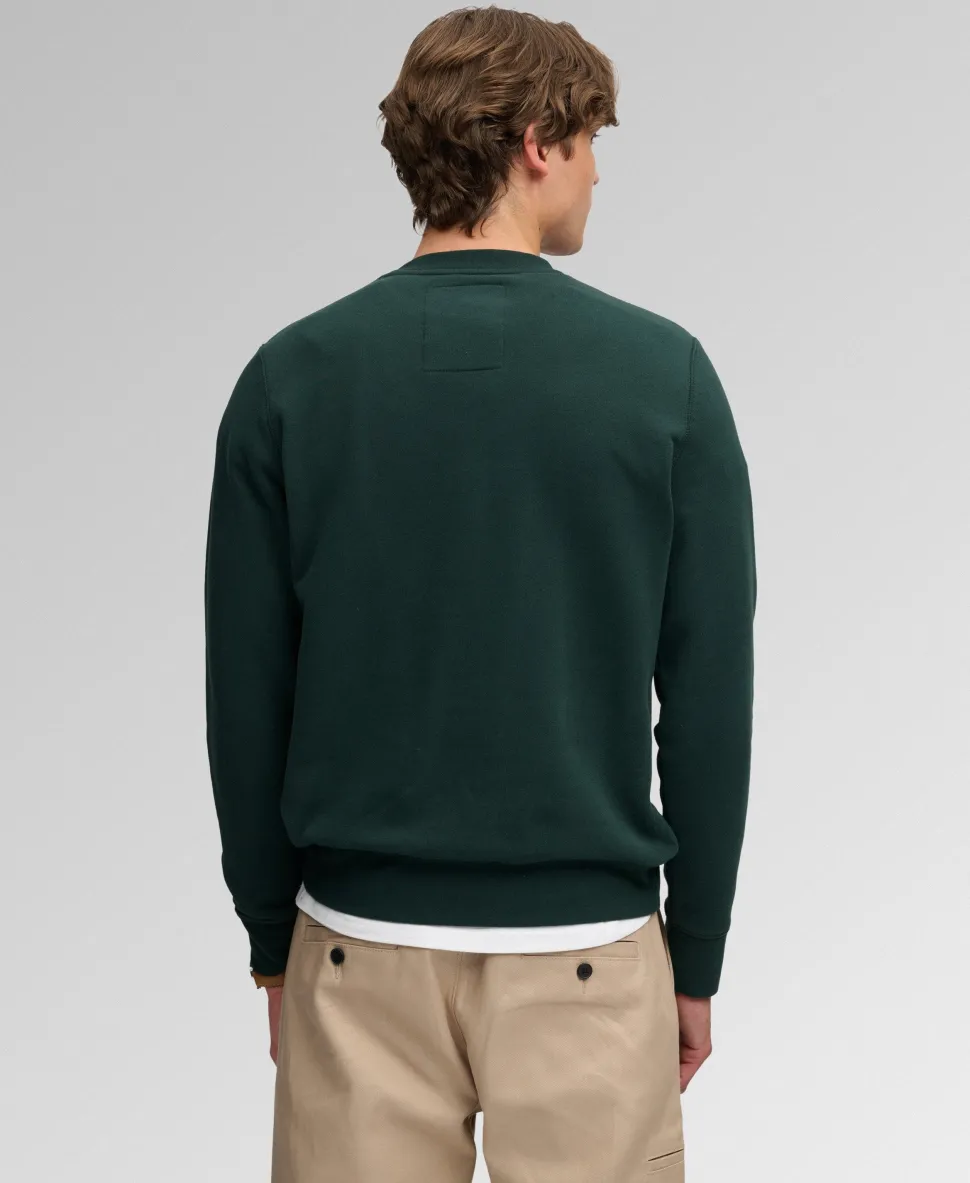 Athletic Applique Relaxed Crew Sweatshirt