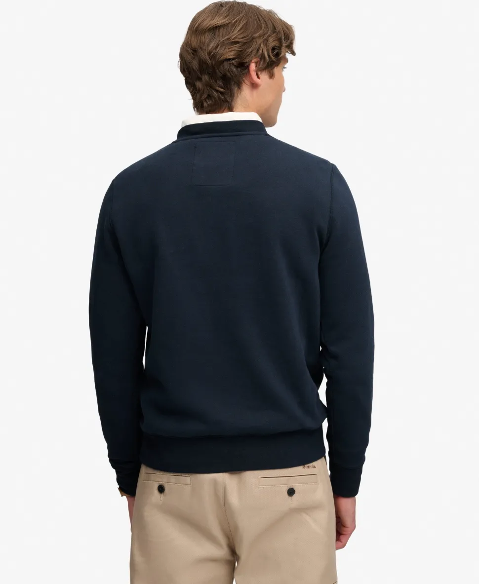 Athletic Applique Relaxed Crew Sweatshirt