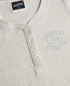 Athletic Button Down Long Sleeve Top