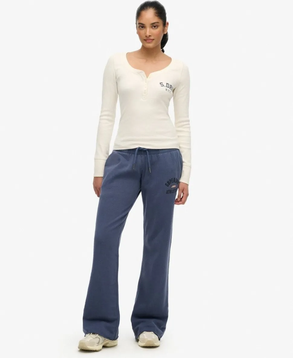 Athletic Button Down Long Sleeve Top