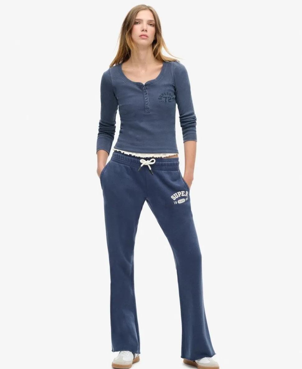 Athletic Button Down Long Sleeve Top