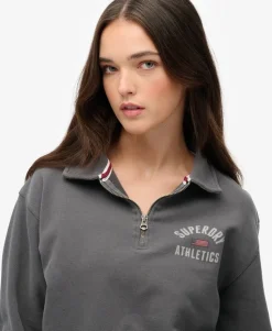 Athletic Collared Half Zip Jumper