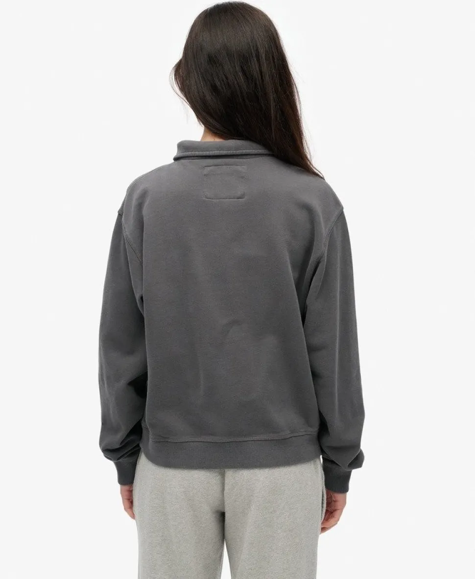 Athletic Collared Half Zip Jumper