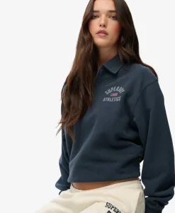 Athletic Collared Half Zip Jumper