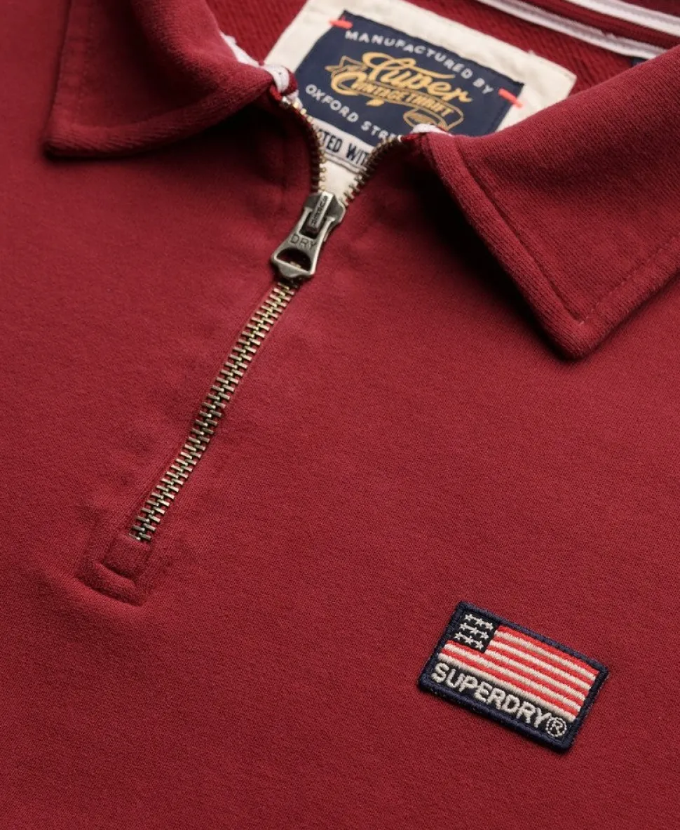 Athletic Collared Half Zip Jumper