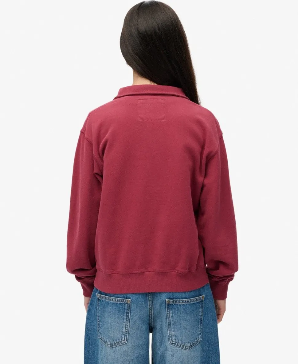 Athletic Collared Half Zip Jumper