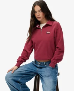 Athletic Collared Half Zip Jumper