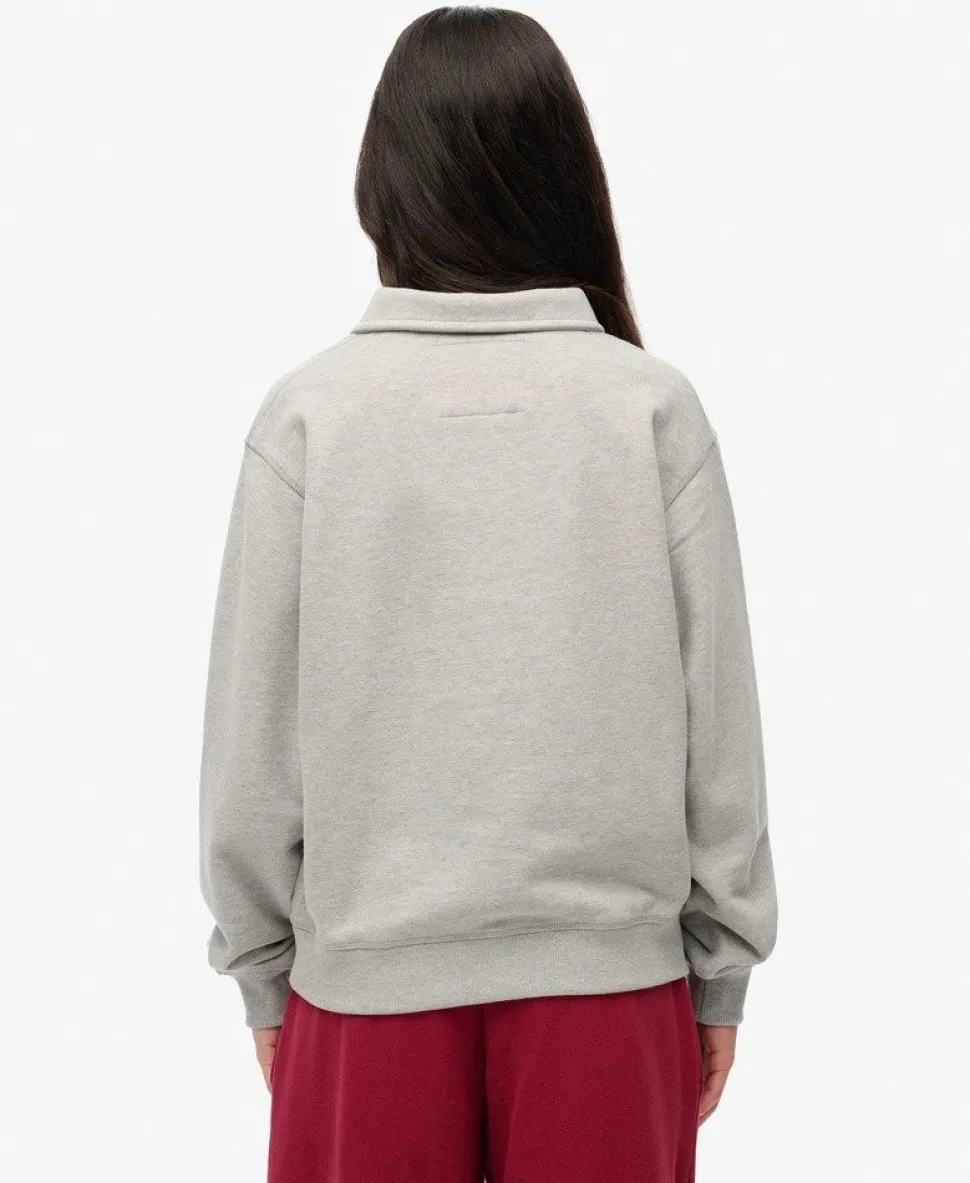 Athletic Collared Half Zip Jumper