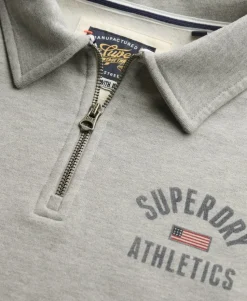 Athletic Collared Half Zip Jumper