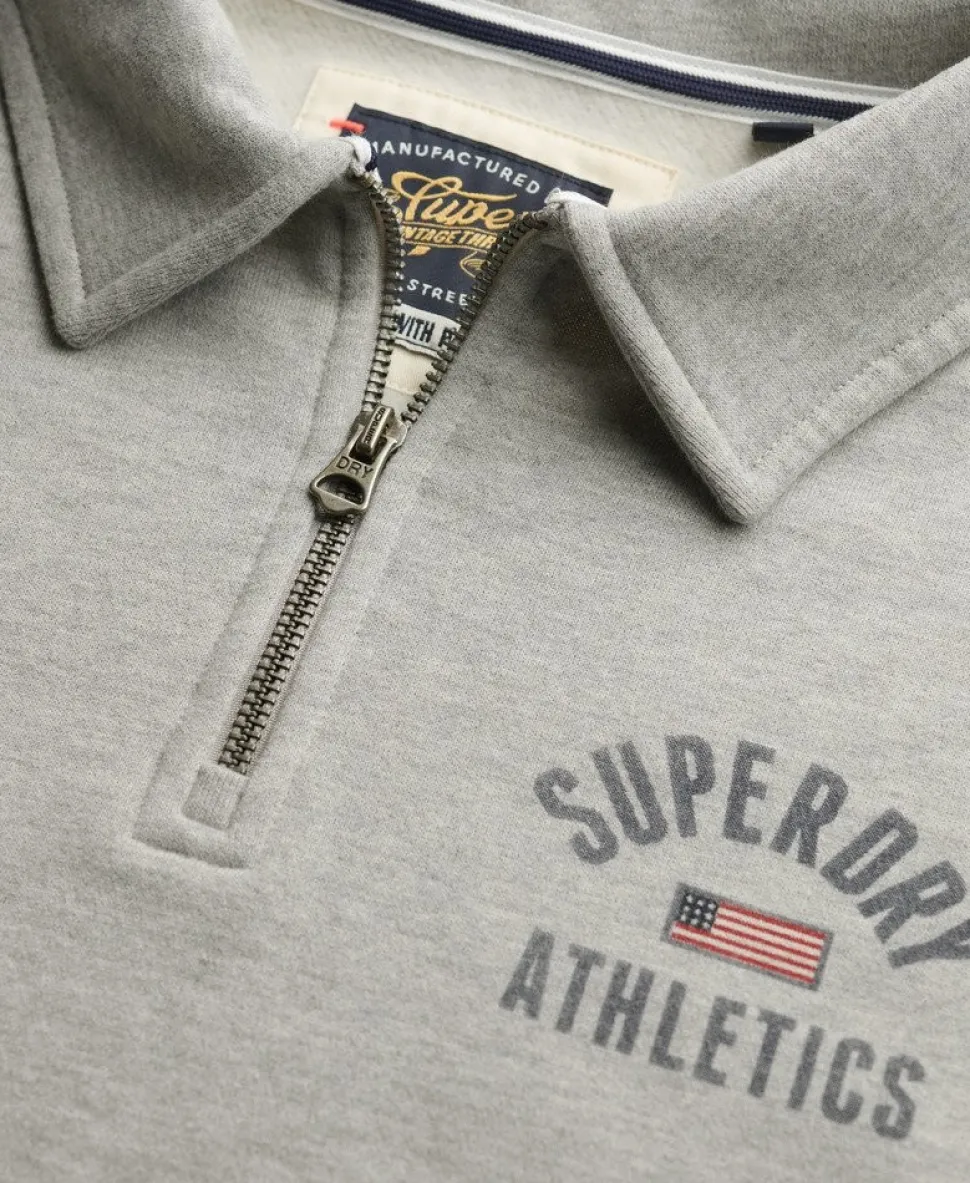 Athletic Collared Half Zip Jumper