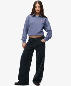 Athletic Collared Half Zip Jumper