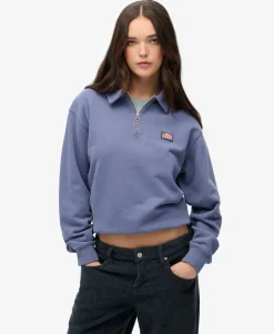 Athletic Collared Half Zip Jumper