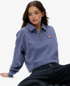 Athletic Collared Half Zip Jumper
