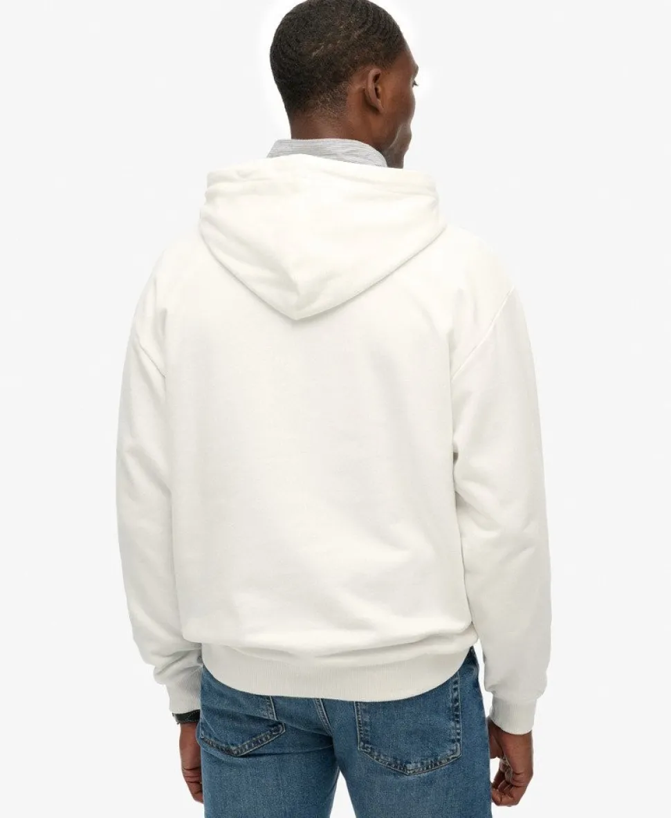 Athletic Embossed Oversized Hoodie