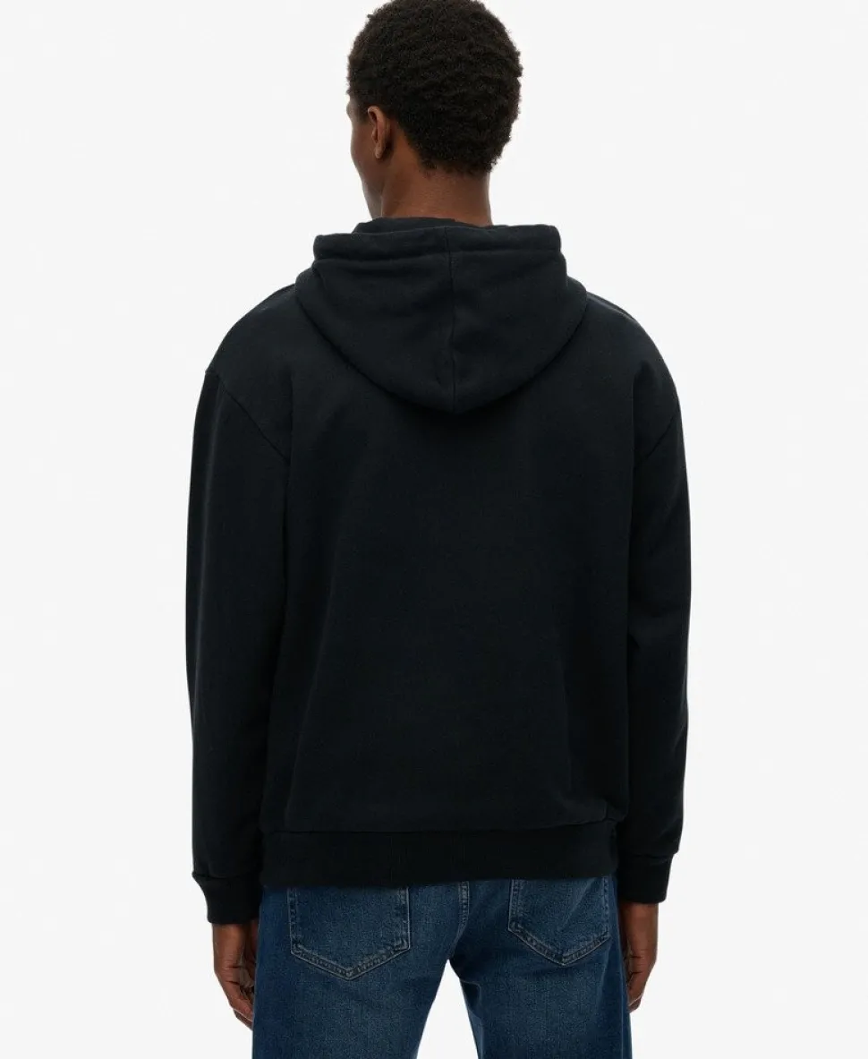 Athletic Embossed Oversized Hoodie