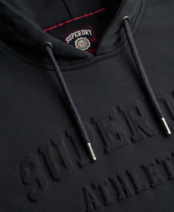 Athletic Embossed Relaxed Hoodie