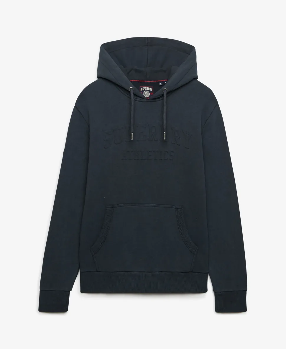 Athletic Embossed Relaxed Hoodie