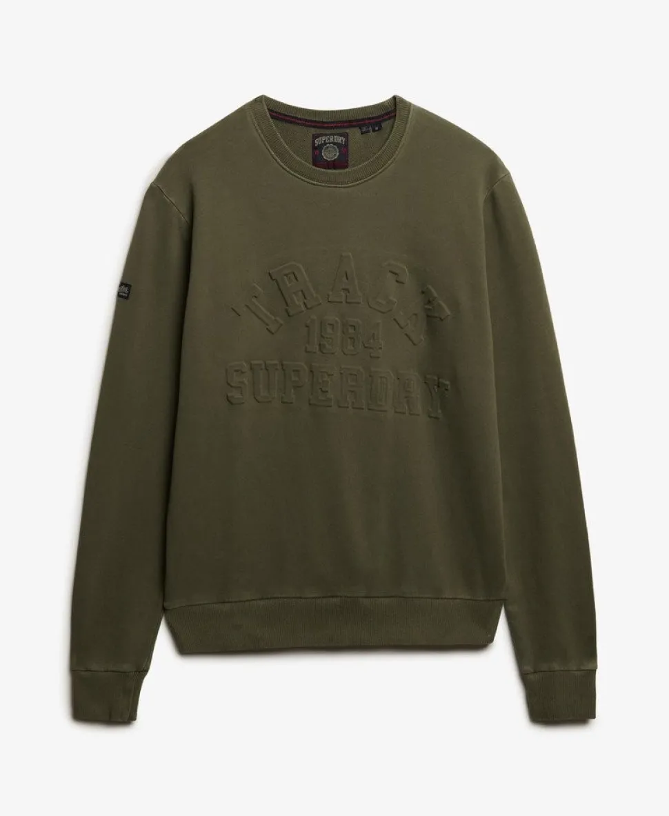 Athletic Embossed Sweatshirt