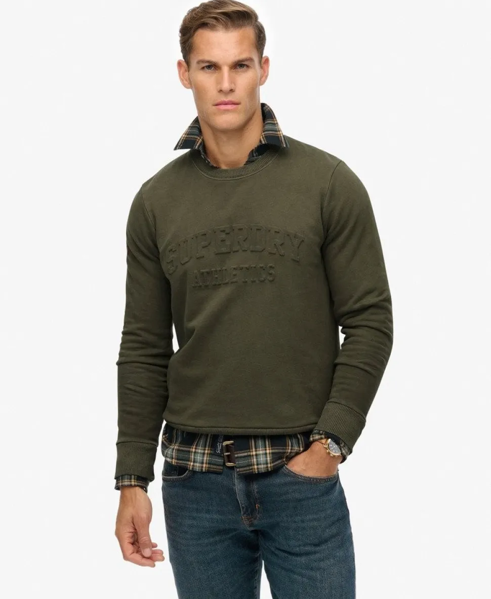 Athletic Embossed Sweatshirt