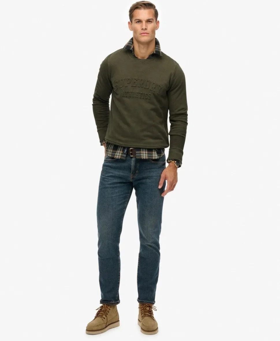 Athletic Embossed Sweatshirt