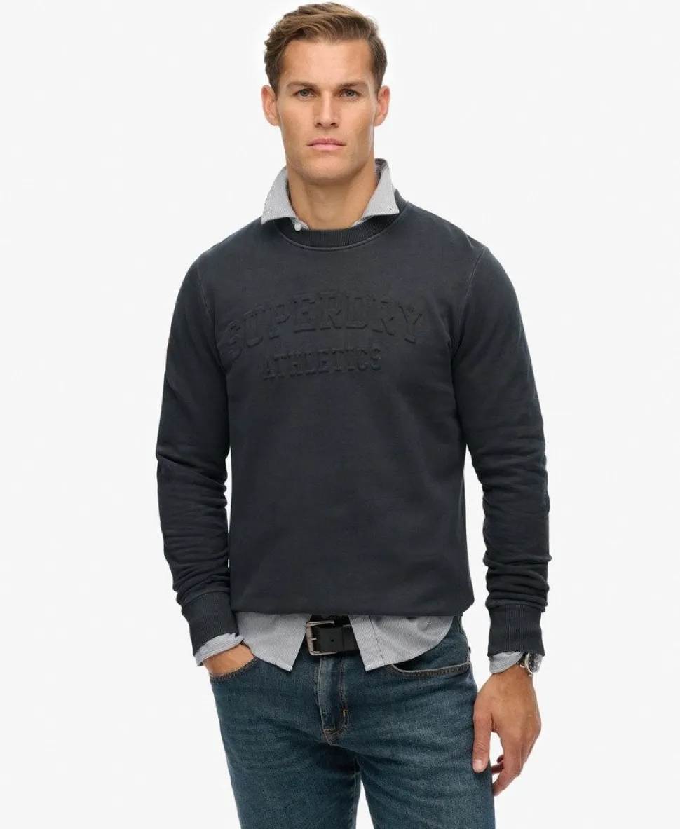 Athletic Embossed Sweatshirt
