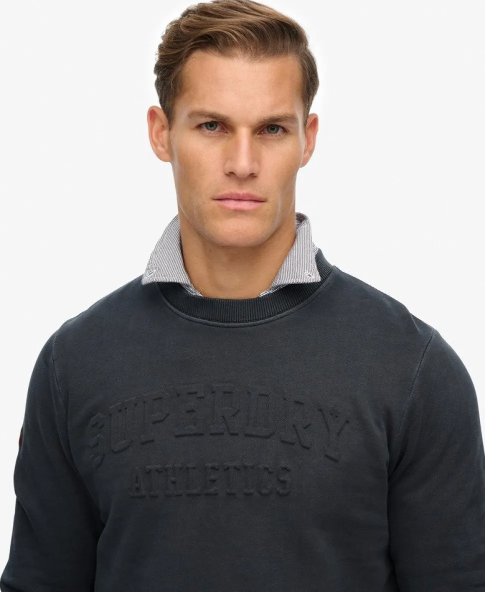 Athletic Embossed Sweatshirt