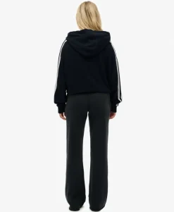 Athletic Embroidered Flare Joggers