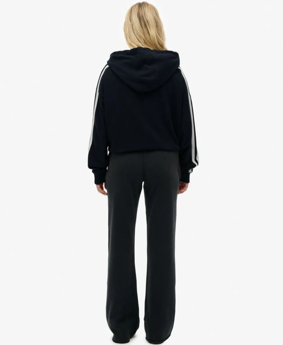 Athletic Embroidered Flare Joggers
