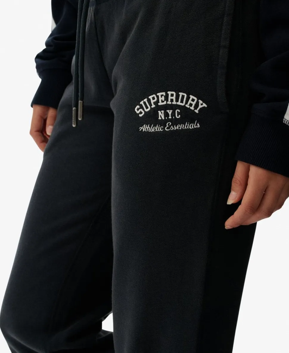 Athletic Embroidered Flare Joggers