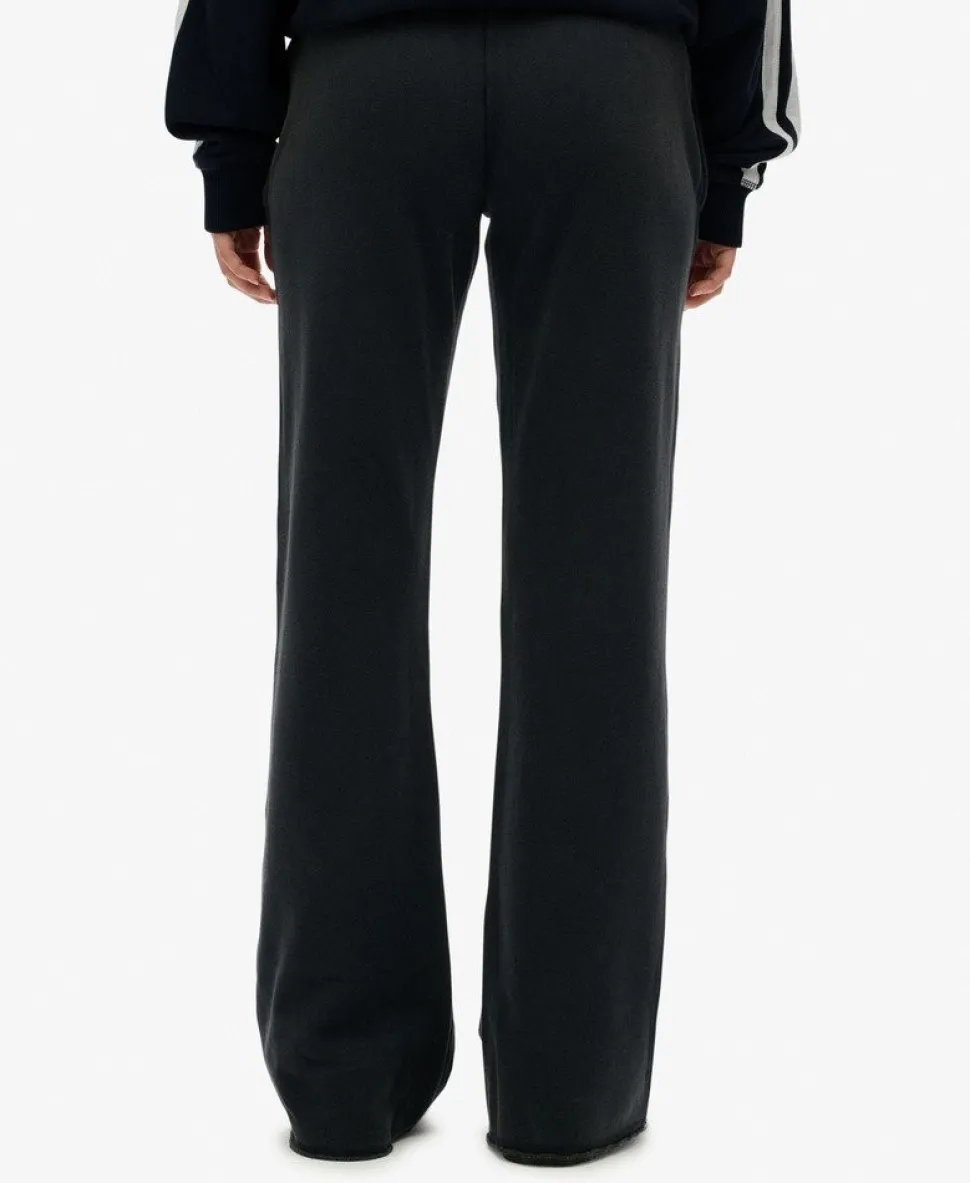 Athletic Embroidered Flare Joggers