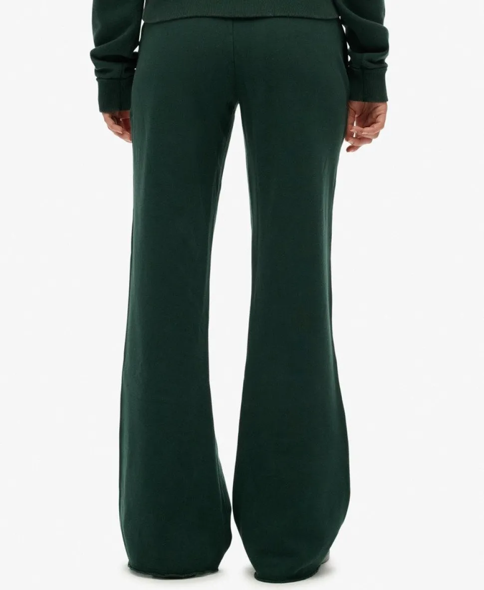 Athletic Embroidered Flare Joggers