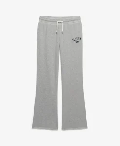 Athletic Embroidered Flare Joggers