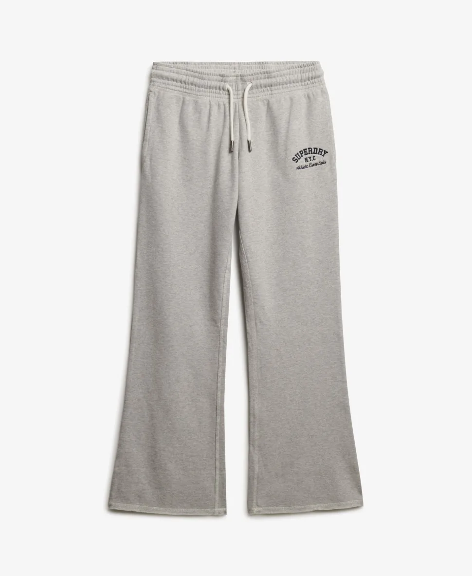 Athletic Embroidered Flare Joggers