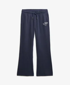 Athletic Embroidered Flare Joggers
