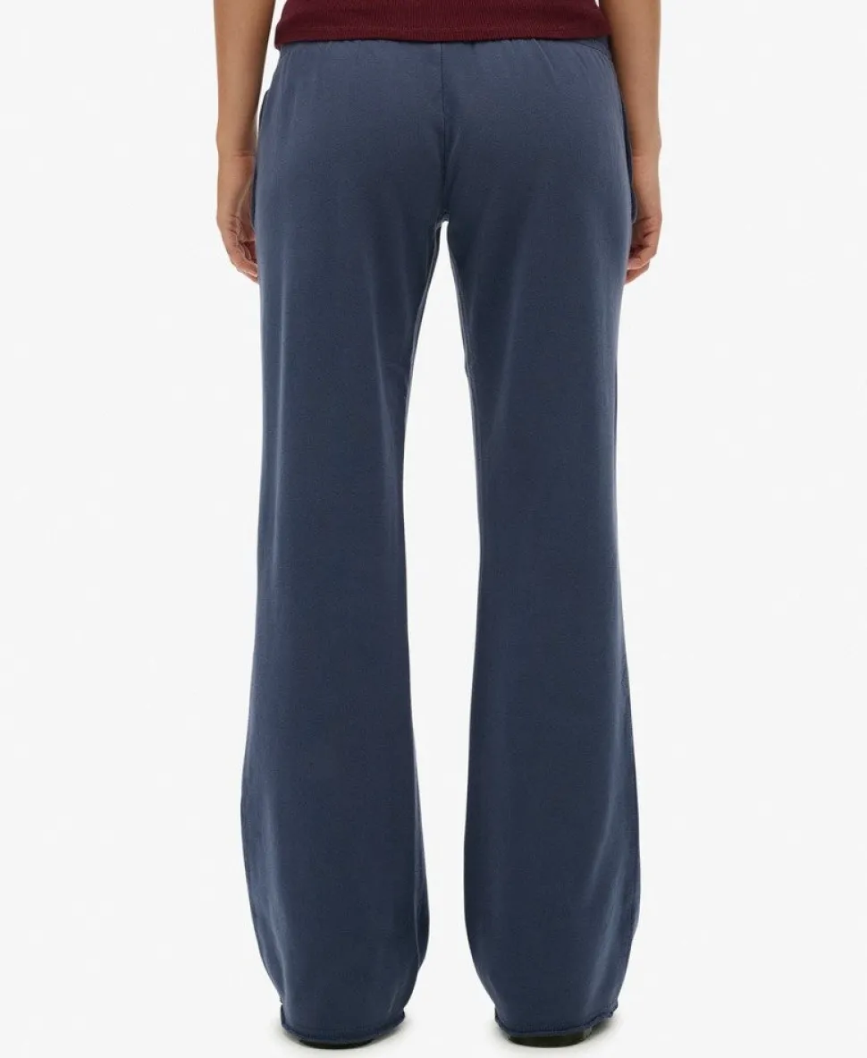 Athletic Embroidered Flare Joggers