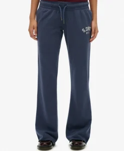 Athletic Embroidered Flare Joggers