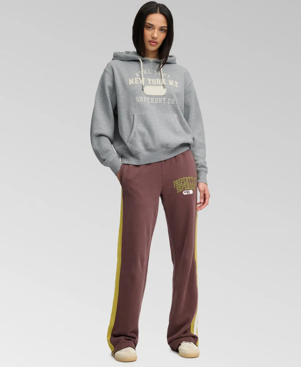 Athletic Essential Applique Cropped Hoodie