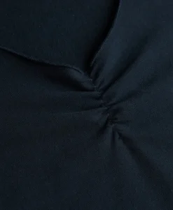 Athletic Essential Gathered Long Sleeve Top