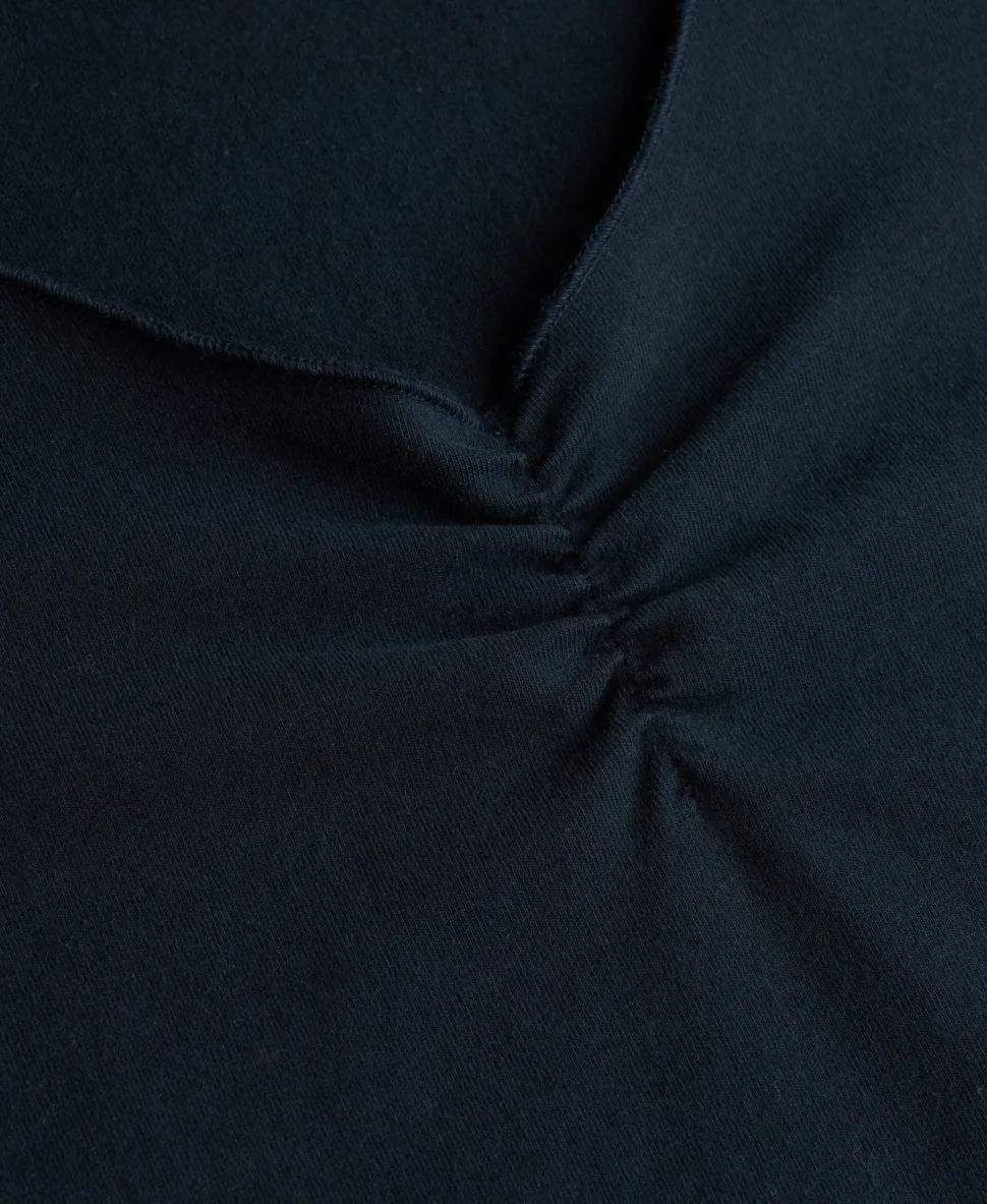 Athletic Essential Gathered Long Sleeve Top
