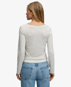 Athletic Essential Gathered Long Sleeve Top