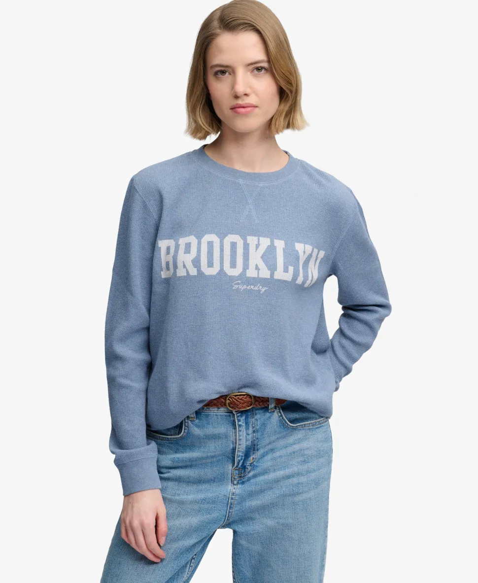 Athletic Essential Graphic Long Sleeve Top