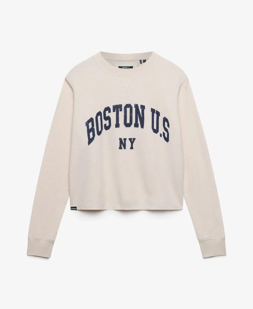 Athletic Essential Graphic Long Sleeve Top
