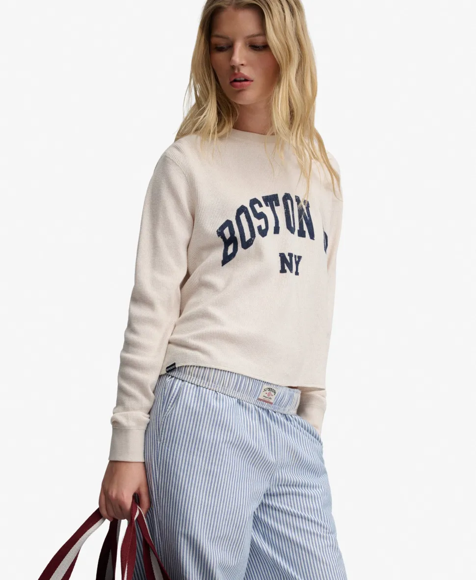 Athletic Essential Graphic Long Sleeve Top